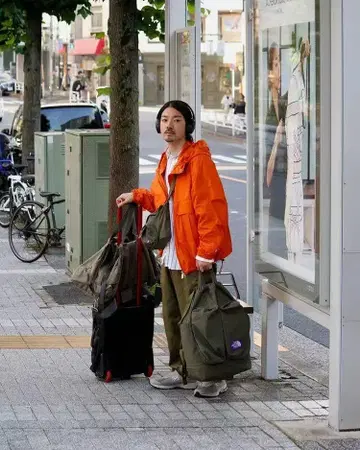 미사용품 노스페이스 럭색 백팩 남성용 레이디