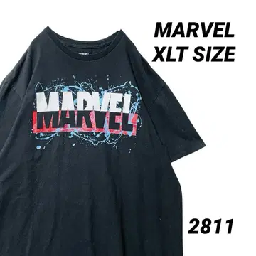 MARVEL 마블 페인트 새상품급 스테디셀러 로고 티셔츠 XL 블랙