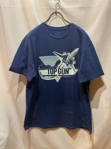 TOP GUN 네이비 무비 티셔츠 탑건 전투기 영화 구제 의류