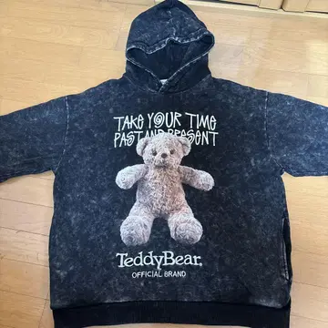 TeddyBear 테디베어 후드티/워시 가공