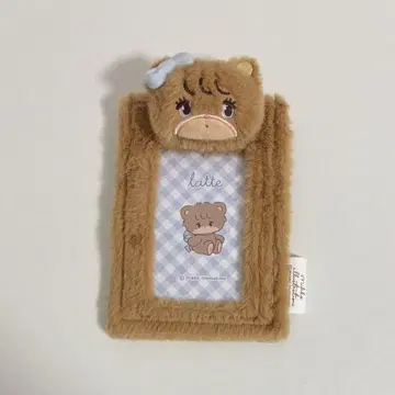 mikko 라떼 트레이딩 카드 케이스 봉제 인형 카드 케이스