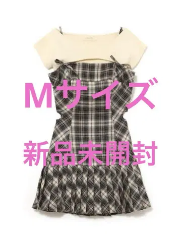 andmary Karen 체크 미니 드레스 M 사이즈
