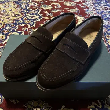 CROCKETT&JONES / 별주 MAINE 스웨이드 로퍼 5.5E