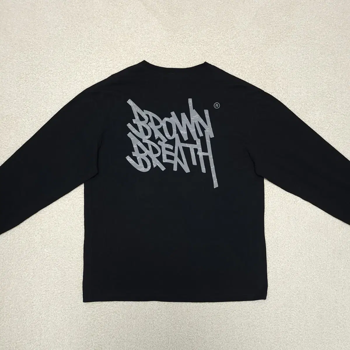 ★BROWNBREATH★ LLIC STM TEE BLACK Brownbreath STM Long Sleeve Tee #브라운브레스,#브라운브레스