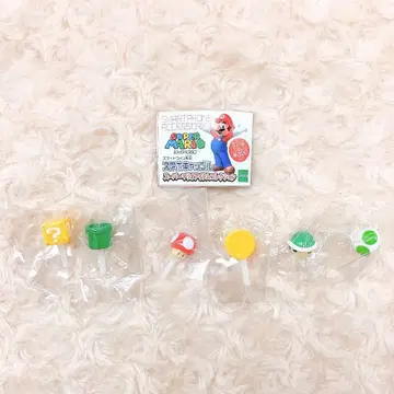 슈퍼 마리오 스마트폰 캡 슈퍼 마리오 아이템 컬렉션 총 6종