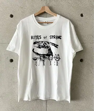 미사용품 RITES of SPRING 밴딩 티셔츠 커트 코베인