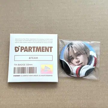 &TEAM DPARTMENT DICON 캔뱃지 K 케이