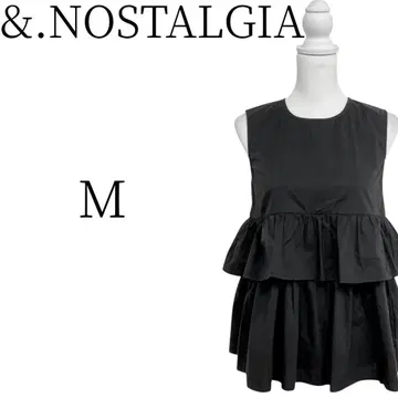&.NOSTALGIA 블랙 슬리브리스 M