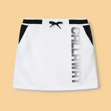 새상품 CALLAWAY 여성용 골프 스커트 화이트