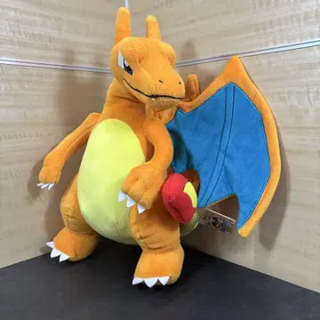 포켓몬 리자몽 봉제 인형 꼬리 봐봐! 엄청 크다! 반다이