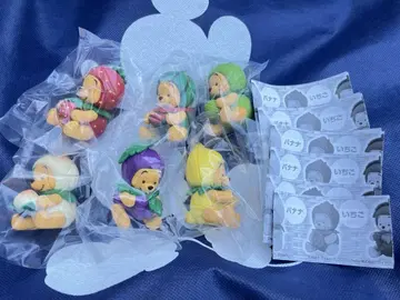곰돌이 푸 후르츠 코스튬 가챠 디즈니 리조트 한정판 총 6종