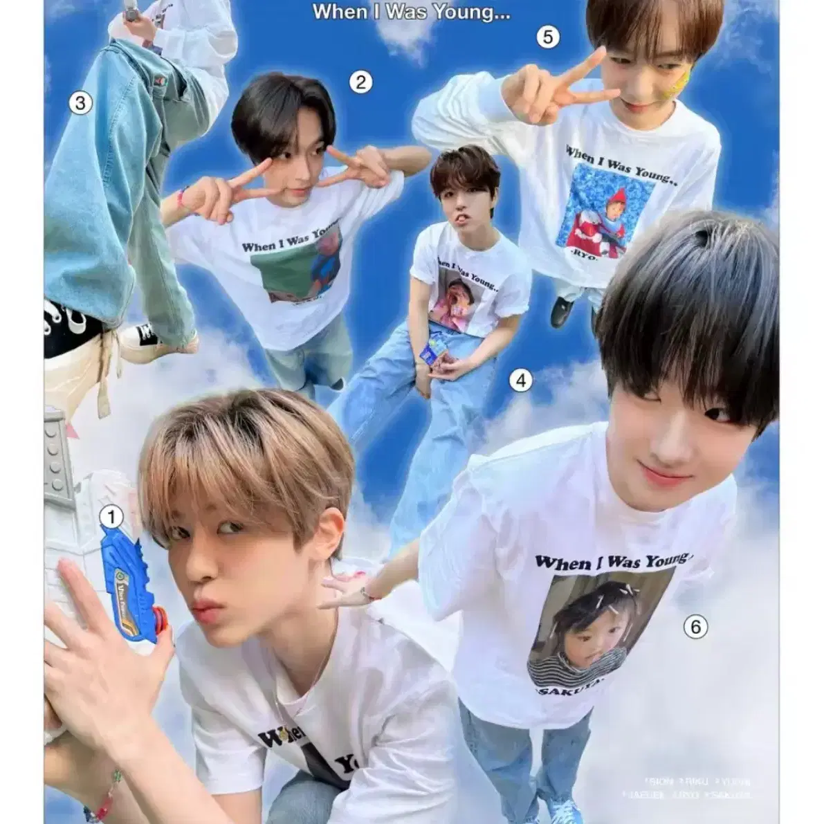 NCT | 엔시티 Nct wish Children's Day T-shirt Child Baby Sion Uushi