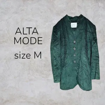 ALTA MODE 자켓 상의 코듀로이 아우터 다크 그린