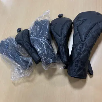 MYSTERY 블랙 골프헤드커버 5개 세트