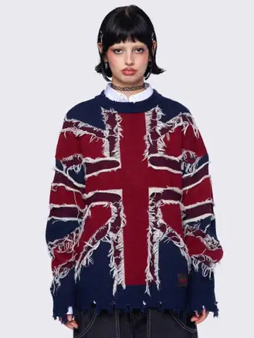 Minga London 스웨터 유니언 잭