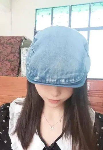 데님 워크 캡 프리 사이즈
