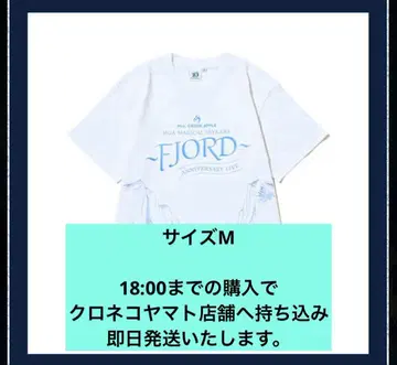 미세스 FJORD 로고 티셔츠 화이트 사이즈 M