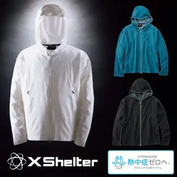 워크맨 X Shelter 더위 후디 화이트 L 사이즈