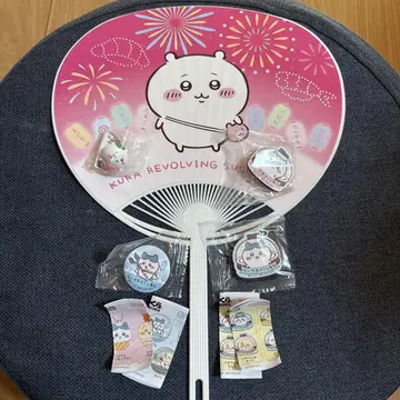치이카와 (먼작귀) 쿠라스시 부채 피규어 마그넷 캔뱃지