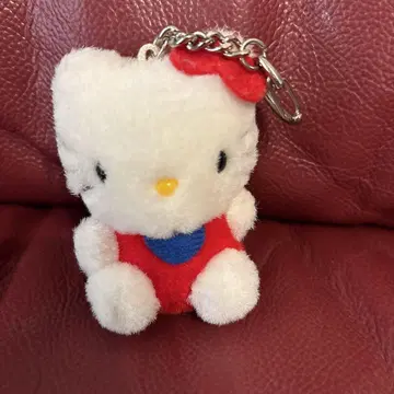 레트로 헬로키티 봉제 인형 키링