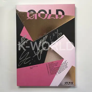 ITZY GOLD 전 멤버 친필 사인 포함 앨범