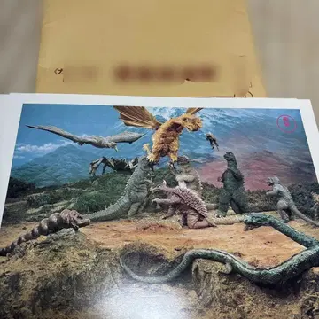 괴수 총공격 로비 카드 세트 쇼와 고질라 영화