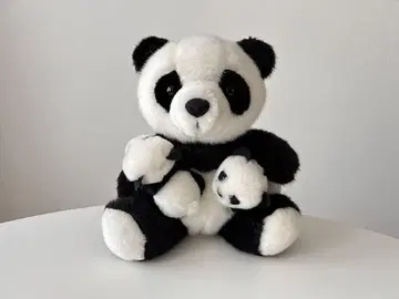 부모 팬더 봉제 인형 약 23cm