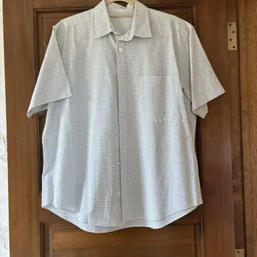 WALL GUY SHIRT PAPAS 파파스 반팔 체크 셔츠 M
