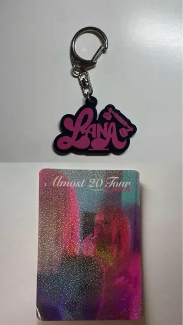 LANA almost20 tour 키링 한정판 트레이딩 카드 포함