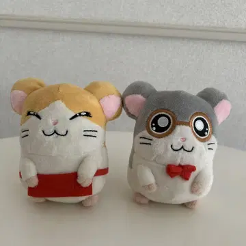 토토코 하무타로 마이도쿤 안경군 봉제 인형 2개 세트 택 없음