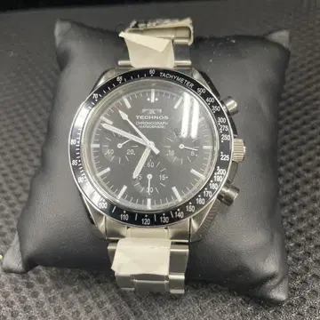 TECHNOS 크로노그래프 블랙 정크 제품