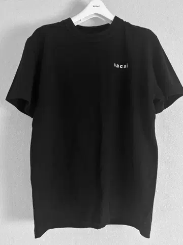 미사용 사카이 sacai 프린트 로고 티셔츠 블랙