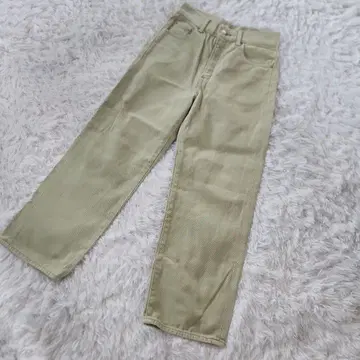 슬라이 청바지 SLY JEANS 스트레이트 G빵 S 사이즈 그린
