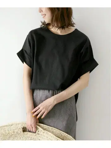 스픽 앤 스팬 하이 게이지 텐지 라운드 헴 풀오버 크로