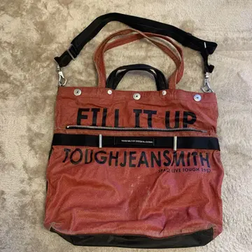 TOUGH JEANS SMITH 토트백 레드/블랙