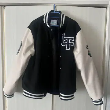 오토리 바시티 자켓 XL 블랙/베이지