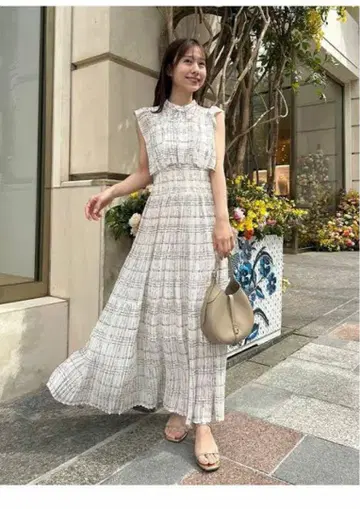 스나이델 SNIDEL 24SS Sustainable 프릴 원피스