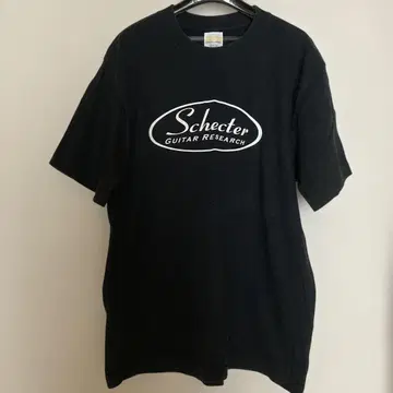 Schecter 티셔츠 M 블랙 100% 코튼