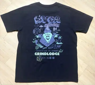 GRINDLODGE RVCA 콜라보 그라인드 로지 티셔츠