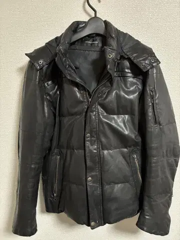 JOURNAL STANDARD 블랙 가죽 다운 자켓 사이즈 L