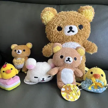 산엑스 리락쿠마 봉제 인형 마스코트 세트 묶음 판매 6개