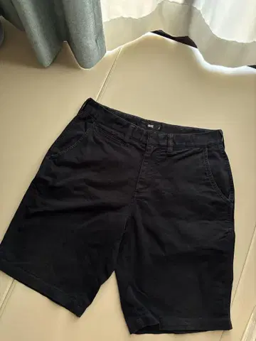HARE 네이비 코튼 숏 팬츠 남성용 S 골프