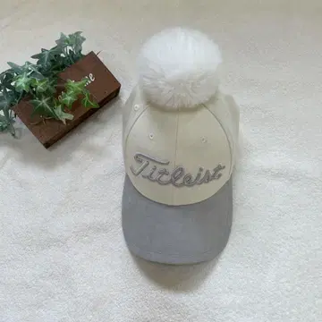 TITLEIST 타이틀리스트 캡 모자 꽁지 화이트 계열 55-57cm