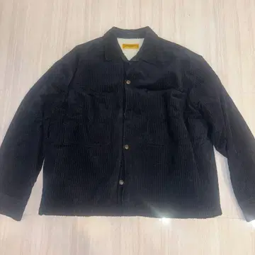 와이드 캐주얼 wide casual 코듀로이 보아 자켓 블랙