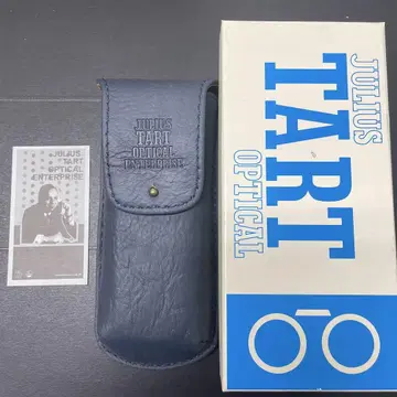 JULIUS TART 안경 케이스 네이비, 박스 포함