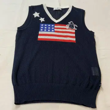 Munsingwear 먼싱웨어 메쉬 베스트 골프 L