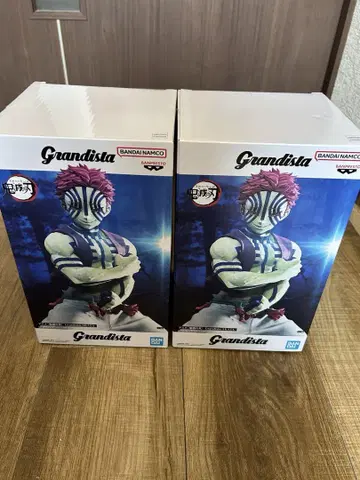 귀멸의 칼날 Grandista AKAZA 아카자 피규어 2개 세트
