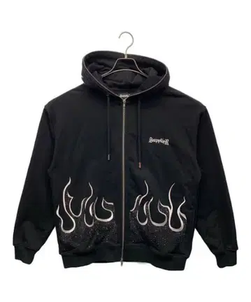 Supplier 블랙 프레임 후드티