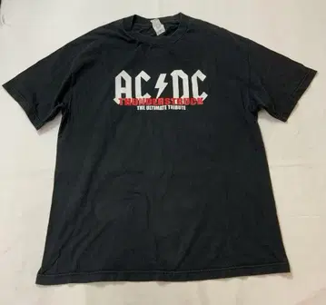 S/S AC/DC 티셔츠 ALSTYLE 바디 XL