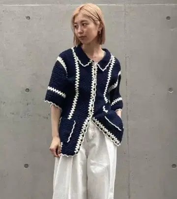 BLACK BY MOUSSY 크로셰 가디건